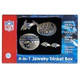 Baltimore Ravens Jewelry Box (Trinkets) - NFL Football Fan Shop Sports Team Merchandise