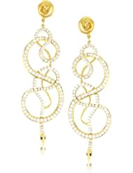 Azaara "Static" Snake Earrings