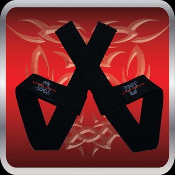 Deluxe Padded Lifting Straps, 1 Pair Bodybuilding Weight Lifting and Fitness Accessories Support