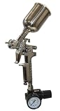 Mini Touch-Up HVLP Spray Gun with 1.2mm Fluid Tip and Regulator Mini Touch-Up HVLP Spray Gun with 1.2mm Fluid Tip and Regulator