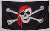 NEW 3x5 Pirate w/ Red Bandana 3 x 5 Jolly Roger Banner
