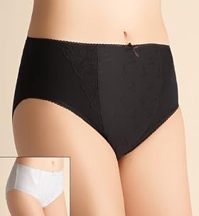 2 Pack Light Control Cotton Rich Lace Knickers