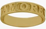 10 Karat Yellow Gold AMORE Expression Ring