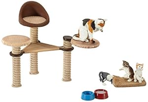 Amazon.com: Schleich Cat Scenery Pack, Multi Color: Toys & Games