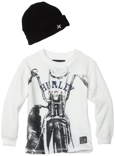 Hurley Boys 2-7 Toddler Chopper USA Thermal T-Shirt, 