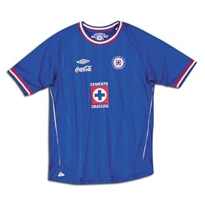 UMBRO CRUZ AZUL HOME JERSEY 2010-2011 (EXTRA LARGE/ADULTS, BLUE)