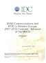 M2M Communications and RFID in Western Europe, 2007-2012 Forecast - Advance of the MMOs