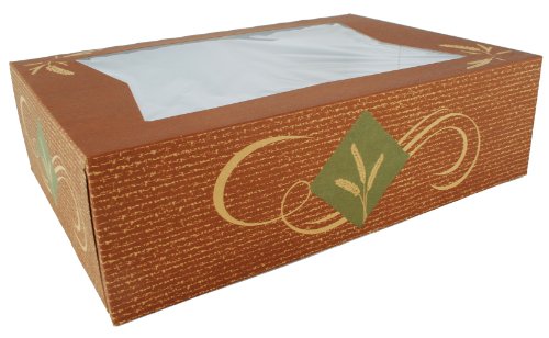 Southern Champion Tray 24266 Clay Coated Kraft Paperboard Hearthstone Window Bakery Box, 14