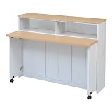 JK�v���� �Ԏd�؃L�b�`���J�E���^�[ �z���C�g�i�`������ kc-552-whna ��120cm