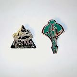 Star Trek: Deep Space Nine Station 1993 Season and Cardassian Logo Cloisonne Pins