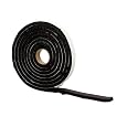 M-D Building Products 6619 Sponge Rubber Tape, 3/8-by-1/2-Inch-by-10 feet, Closed Cell, Black