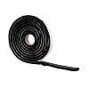 M-D Building Products 6619 Sponge Rubber Tape, 3/8-by-1/2-Inch-by-10 feet, Closed Cell, Black