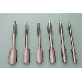 Buy 6 piece Stainless Steel U & V Garnishing Carving Set