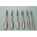 6 piece Stainless Steel U & V Garnishing Carving Set