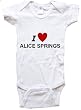 I LOVE ALICE SPRINGS - ALICE SPRINGS BABY - City Series - White, Blue or Pink Onesie / Baby T-shirt