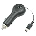 Retractable Cell Phone Car Charger for BlackBerry 7100, 7130c / 7130e / 7130g, 7250, 7290, 7510, 7520, 8700, 7100i, 8703e, 8300 Curve, 8310 Curve, 8320 Curve, 8830, 8800, 8100 Pearl, 8130 Pearl, 8820