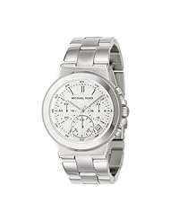 Michael Kors Womens MK5221 Silver Chronograph Watch