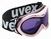 UVEX Hurricane Junior Ski Goggle,Pink Metallic Frame with Double Psycho Lens