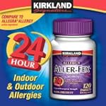 Kirkland Signature Aller-Fex 180 mg - 120 Tablets