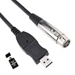 USB Microphone Cable XLR female to USB 3 meters (9.8 ft) Plus AGPtek USB 2.0 All-in-one Card Reader USB Microphone Cable XLR female to USB 3 meters (9.8 ft) Plus AGPtek USB 2.0 All-in-one Card Reader
