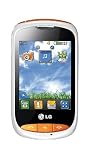 LG T310 Cookie style White/Orange on T-Mobile Pay as you go / Pre-Pay / PAYG
