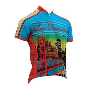 Buy Canari Mens San Francisco Souvenir Short Sleeve Cycling Jersey - 12142 by 129