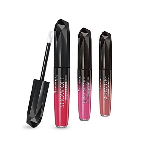 Rimmel Show Off Lip Lacquer Set Of 3 Lip Color Rimmel Show Off Lip Lacquer Set Of 3 Lip Color