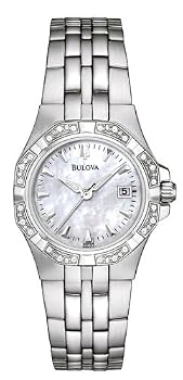Bulova #96R126 Women's Diamond Accented Bracelet Watch