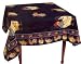 April Cornell Coq Monsieur Black 54 Tablecloth 4160 139