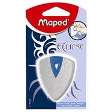Maped Eclipse Eraser, Assorted Shapes and Colors (115410ST)
