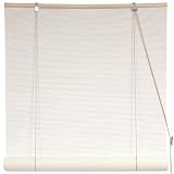36 White Bamboo Blinds