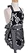 Flirty Aprons Bundle - 2 Items - Women's Sassy Black Apron & Girl's Sassy Black Apron