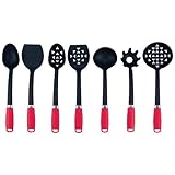 Chefmaster Red 7Pc Nylon Kitchen Tool Set