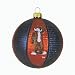Auburn Tigers 3.5 Glass Basketball Ornament