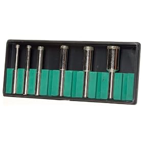 Diamond Hole Saw Set (6 PC) 5 32 - 1 2 by SE