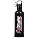 Tampa Bay Buccaneers NFL 26oz Black Stainless Steel Water Bottle (Crimson)
