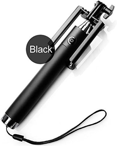 Selfie Stick, ant armor Bluetooth Selfie stick with built-in Bluetooth Remote Shutter Universal fit for iPhone and Android Smartphones (black)