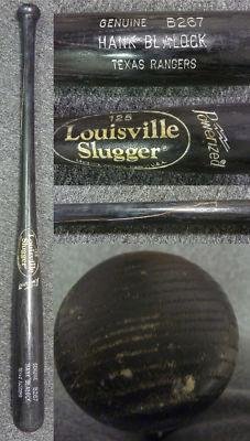 Hank Blalock Game Used Texas Rangers Cracked Bat - Game Used MLB Bats