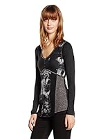 Angels never die Camiseta Manga Larga (Gris)