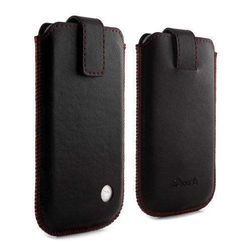Proporta Aluminium Lined Leather Pouch Case Cover for Samsung Galaxy S 2 Galaxy S II with Lifetime warranty