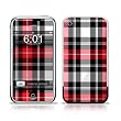 Red Plaid Design Protective Skin Decal Sticker for Apple iPhone (2G)1st Generation