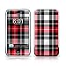 Red Plaid Design Protective Skin Decal Sticker for Apple iPhone (2G)1st Generation