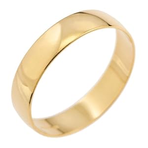 Bague - 1004 - Anillo unisex de oro amarillo (9k) (talla: 10)