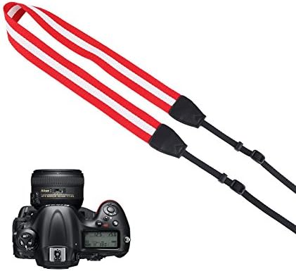 Pleter Triple Colored Style Thick Cotton Fabric Neck Shoulder Strap Camera Strap for DSLR, SLR, and Digital Camera, for Nikon, Canon, Samsung ETC 0353