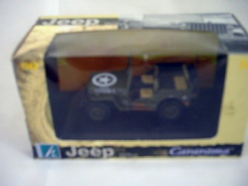 Childrens Toyshop  Toys : Cararama 1/43 Scale Willys American Jeep Die Cast