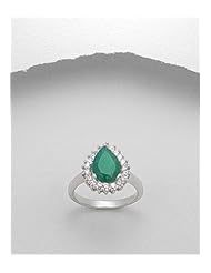 CZ Ring In 92.5 Sterling Silver