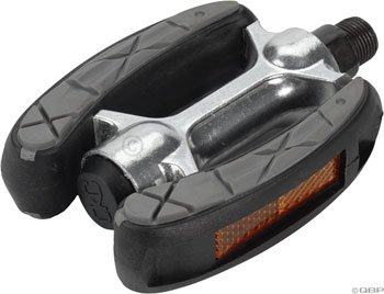 Dimension Curved Cruiser Pedal with Grip and Reflectors On Sale