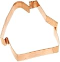 Old River Road Gingerbread House Shape Cookie Cutter, Copper