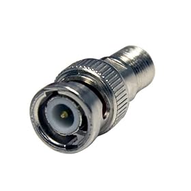 StarTech.com BNC to F Type Coaxial Adapter M/F