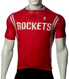 NBA Houston Rockets Men'S Cycling Jersey, Red, Small
